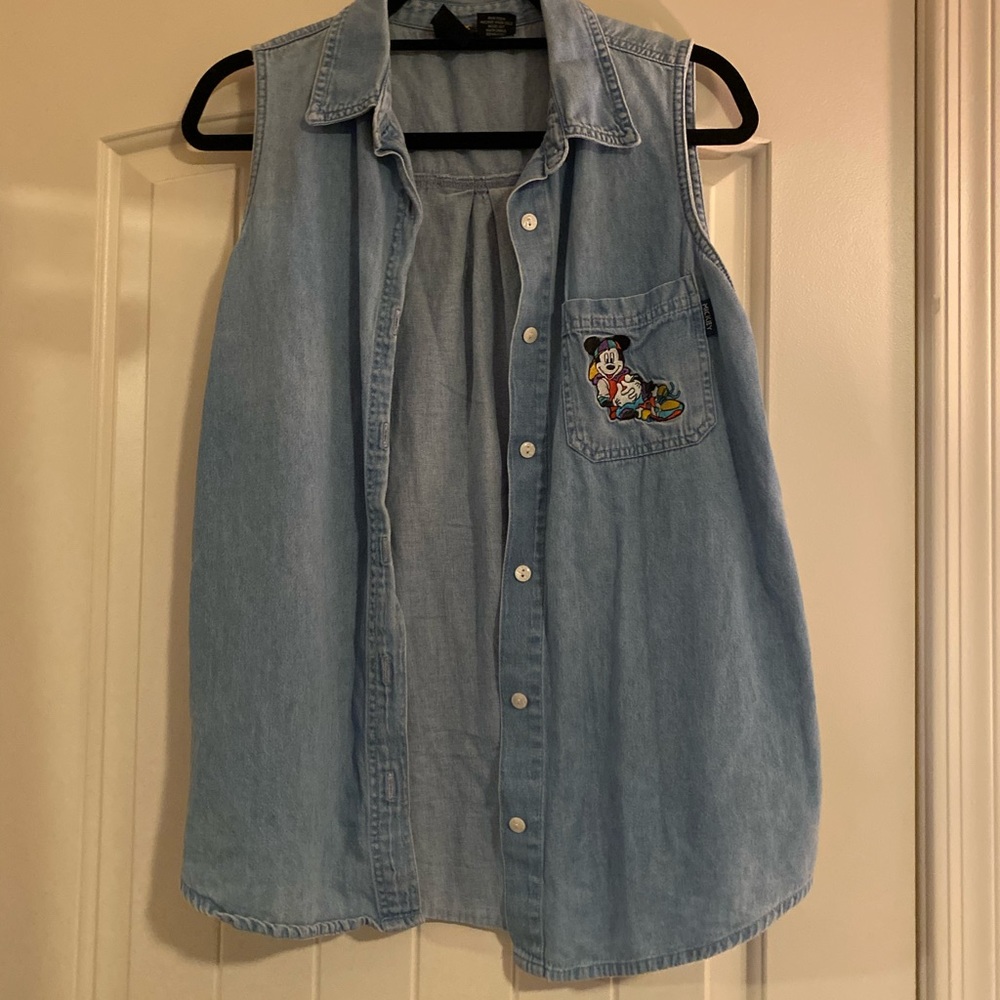 Disney Mickey Mouse vintage denim vest